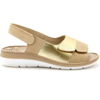 Sandales femme Pédiconfort Beige 36 - Publicité Sandales femme Pédiconfort Beige 36 - Publicité