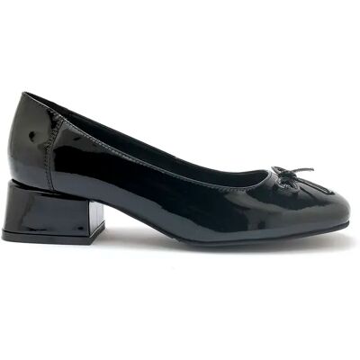 Escarpins cuir verni talon bloc femme Pédiconfort Noir 37 - Publicité Escarpins cuir verni talon bloc femme Pédiconfort Noir 37 - Publicité