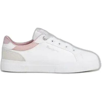 Baskets femme Pepe Jeans Kenton court Blanc 36 - Publicité Baskets femme Pepe Jeans Kenton court Blanc 36 - Publicité