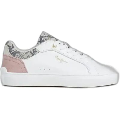 Baskets femme Pepe Jeans Camden Twist Blanc 40 - Publicité Baskets femme Pepe Jeans Camden Twist Blanc 40 - Publicité