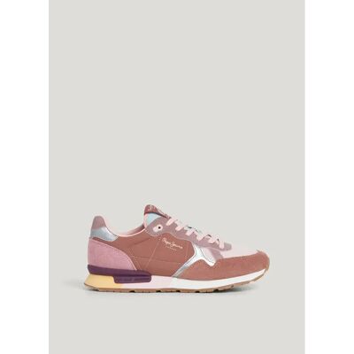 Baskets Pepe Jeans Brit Jumps Rose 40 - Publicité Baskets Pepe Jeans Brit Jumps Rose 40 - Publicité