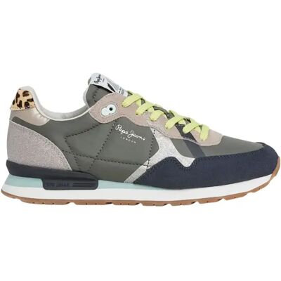 Baskets femme Pepe Jeans Brit Glitter Vert 36 - Publicité Baskets femme Pepe Jeans Brit Glitter Vert 36 - Publicité
