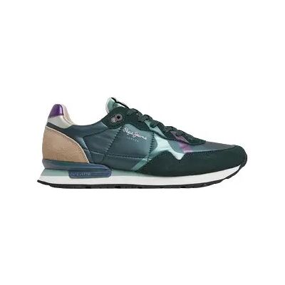 Baskets femme Pepe Jeans Brit Prints Vert 36 - Publicité Baskets femme Pepe Jeans Brit Prints Vert 36 - Publicité
