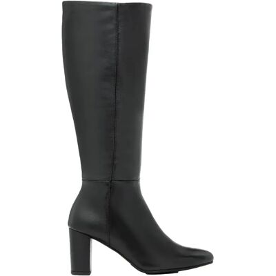 Bottes à genoux en cuir noir à large mollet femme Ryłko Kora Noir 35 - Publicité Bottes à genoux en cuir noir à large mollet femme Ryłko Kora Noir 35 - Publicité