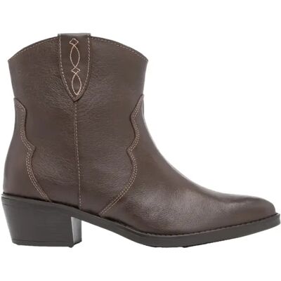 Bottines femme Ryłko Cowboy Marron 36 - Publicité Bottines femme Ryłko Cowboy Marron 36 - Publicité