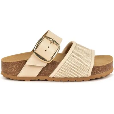 Mules compensées femme Pataugas Lula Mix Tc F2I Blanc 38 - Publicité Mules compensées femme Pataugas Lula Mix Tc F2I Blanc 38 - Publicité