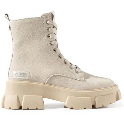 Bottines femme Steve Madden Tanker Beige 40 - Publicité Bottines femme Steve Madden Tanker Beige 40 - Publicité