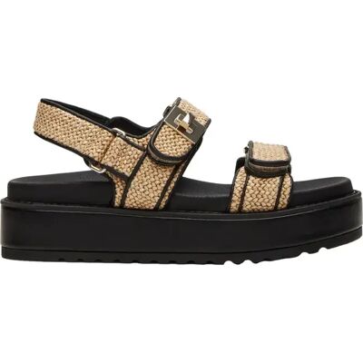 Sandales compensées femme Steve Madden Bigmona Noir 39 - Publicité Sandales compensées femme Steve Madden Bigmona Noir 39 - Publicité