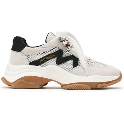 Baskets femme Steve Madden Maxfield-E Blanc 38 - Publicité Baskets femme Steve Madden Maxfield-E Blanc 38 - Publicité