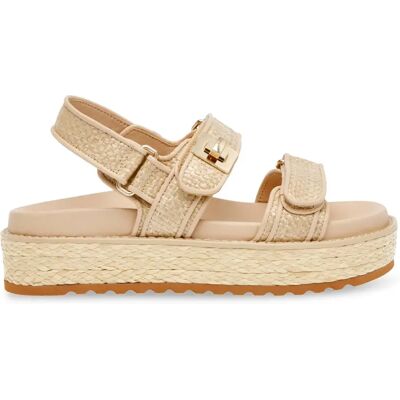 Sandales femme Steve Madden Bigmona Beige 41 - Publicité Sandales femme Steve Madden Bigmona Beige 41 - Publicité