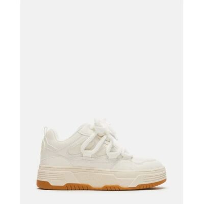 Baskets femme Steve Madden Boomer Blanc 41 - Publicité Baskets femme Steve Madden Boomer Blanc 41 - Publicité