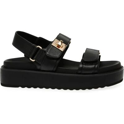 Sandales femme Steve Madden Bigmona Noir 40 - Publicité Sandales femme Steve Madden Bigmona Noir 40 - Publicité