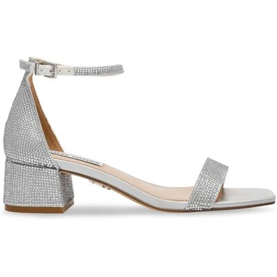 Sandales à talon femme Steve Madden Gena-R Argenté 39 - Publicité Sandales à talon femme Steve Madden Gena-R Argenté 39 - Publicité