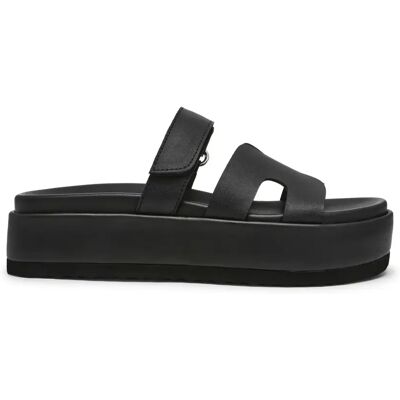Mules compensées femme Steve Madden Bigmissiles Noir 36 - Publicité Mules compensées femme Steve Madden Bigmissiles Noir 36 - Publicité