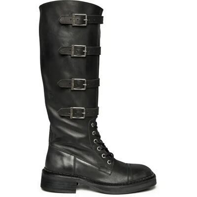 Bottes en cuir femme Steve Madden Rox Noir 37 - Publicité Bottes en cuir femme Steve Madden Rox Noir 37 - Publicité