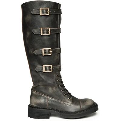 Bottes en cuir femme Steve Madden Rox Marron 38 - Publicité Bottes en cuir femme Steve Madden Rox Marron 38 - Publicité
