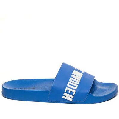 Claquettes Steve Madden Jaxi Bleu 42 - Publicité Claquettes Steve Madden Jaxi Bleu 42 - Publicité