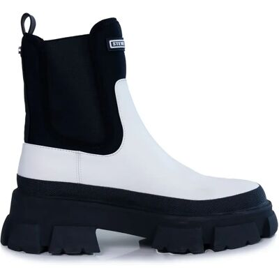 Bottines en cuir femme Steve Madden Triumphal Blanc 40 - Publicité Bottines en cuir femme Steve Madden Triumphal Blanc 40 - Publicité