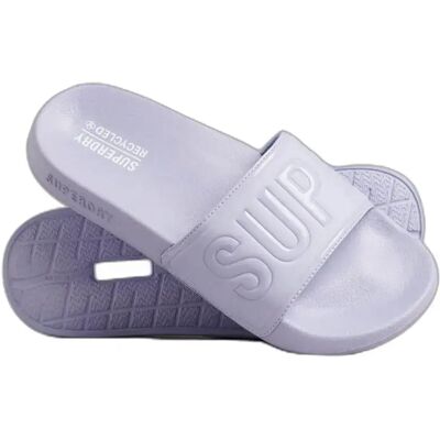 Claquettes de piscine véganes femme Superdry Code Core Violet S - Publicité Claquettes de piscine véganes femme Superdry Code Core Violet S - Publicité