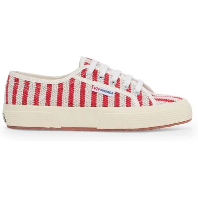Baskets Superga 2750 Cotton Stripes Rouge 37 - Publicité Baskets Superga 2750 Cotton Stripes Rouge 37 - Publicité
