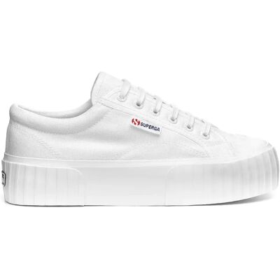 Baskets femme Superga 2631-Stripe Platform Blanc 39 - Publicité Baskets femme Superga 2631-Stripe Platform Blanc 39 - Publicité