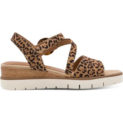 Sandales compensées femme Tamaris 1-28232-46 Marron 38 - Publicité Sandales compensées femme Tamaris 1-28232-46 Marron 38 - Publicité