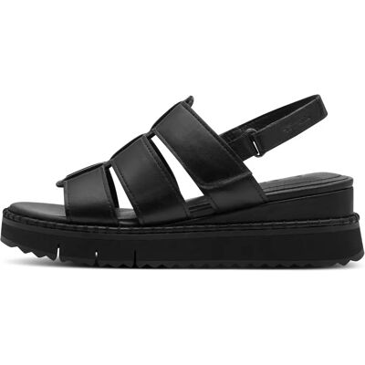 Sandales compensées femme Tamaris 1-28243-46 Noir 39 - Publicité Sandales compensées femme Tamaris 1-28243-46 Noir 39 - Publicité