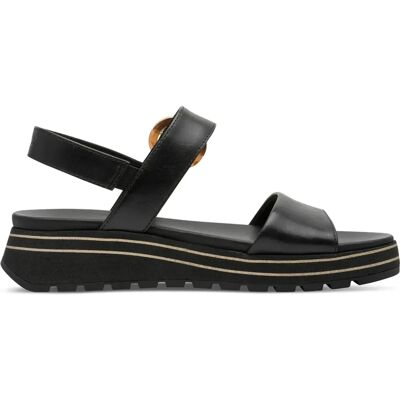 Sandales compensées femme Tamaris 1-28254-46 Noir 36 - Publicité Sandales compensées femme Tamaris 1-28254-46 Noir 36 - Publicité