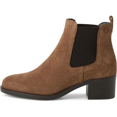 Bottines en cuir noble femme Tamaris Chelsea Marron 39 - Publicité Bottines en cuir noble femme Tamaris Chelsea Marron 39 - Publicité