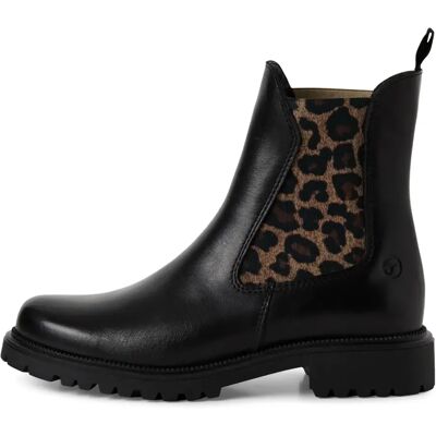 Bottines femme Tamaris Chelsea en cuir Noir 39 - Publicité Bottines femme Tamaris Chelsea en cuir Noir 39 - Publicité