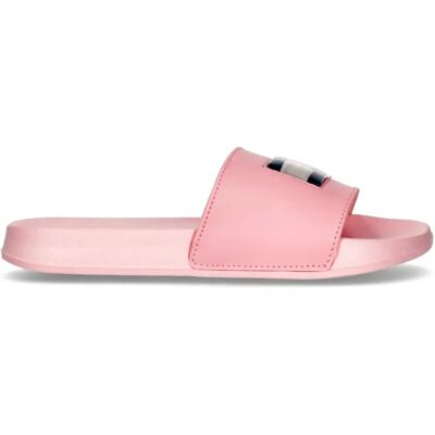 Claquettes femme Tommy Hilfiger Pink Rose 36 - Publicité Claquettes femme Tommy Hilfiger Pink Rose 36 - Publicité