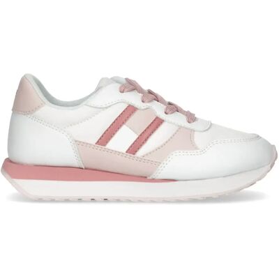 Baskets femme Tommy Hilfiger Flag Low Rose 40 - Publicité Baskets femme Tommy Hilfiger Flag Low Rose 40 - Publicité
