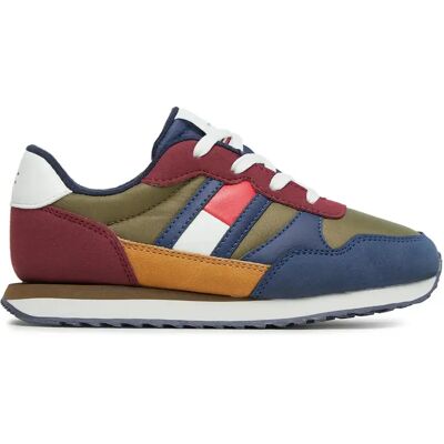 Baskets Flag Low Cut Lace-Up femme Tommy Hilfiger Flag Multicolore 36 - Publicité Baskets Flag Low Cut Lace-Up femme Tommy Hilfiger Flag Multicolore 36 - Publicité