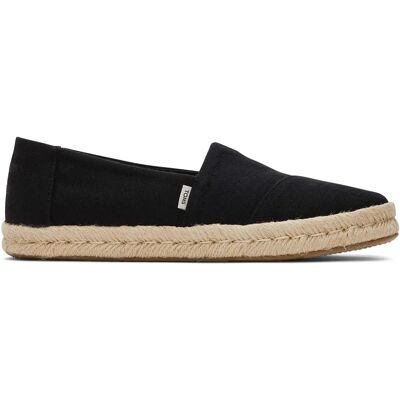 Espadrilles femme Toms Alpargata Rope 2.0 Noir 38,5 - Publicité Espadrilles femme Toms Alpargata Rope 2.0 Noir 38,5 - Publicité