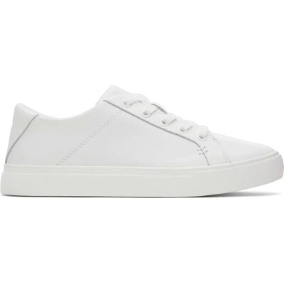 Baskets en cuir femme Toms Kameron Lace Up Blanc 40 - Publicité Baskets en cuir femme Toms Kameron Lace Up Blanc 40 - Publicité