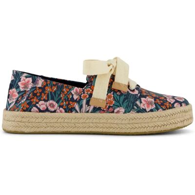 Espadrilles femme Toms Carolina À Lacets Bleu 40 - Publicité Espadrilles femme Toms Carolina À Lacets Bleu 40 - Publicité