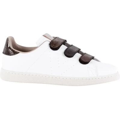 Chaussures femme Victoria tennis vegane bandes Blanc 36 - Publicité Chaussures femme Victoria tennis vegane bandes Blanc 36 - Publicité
