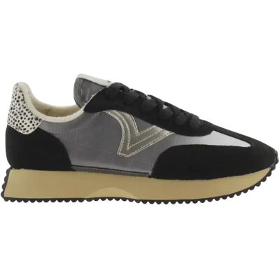 Baskets nylon et métal femme Victoria Cosmos Noir 39 - Publicité Baskets nylon et métal femme Victoria Cosmos Noir 39 - Publicité