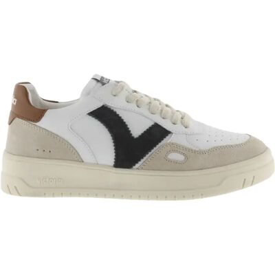 Baskets effet cuir et cuir fendu Victoria Seul Blanc 44 - Publicité Baskets effet cuir et cuir fendu Victoria Seul Blanc 44 - Publicité