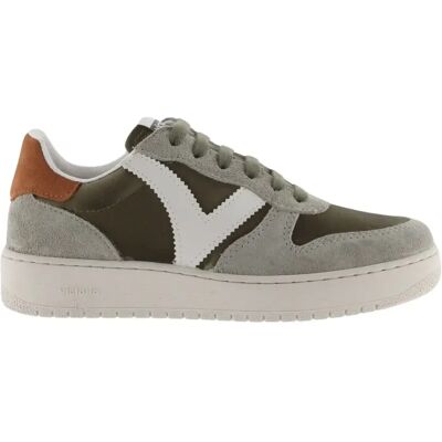 Baskets femme Victoria Madrid Nylon Metal Vert 40 - Publicité Baskets femme Victoria Madrid Nylon Metal Vert 40 - Publicité
