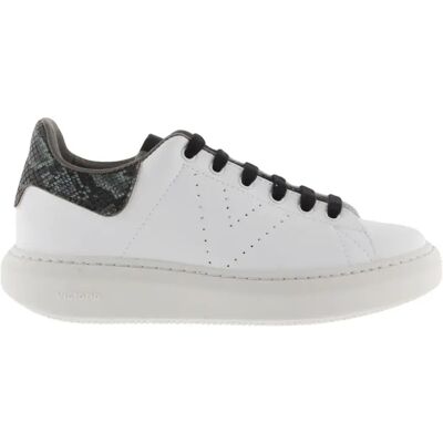 Baskets faux cuir femme Victoria Milán - Snake Gris 36 - Publicité Baskets faux cuir femme Victoria Milán - Snake Gris 36 - Publicité