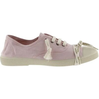 Baskets en toile teintée femme Victoria 110 Drec/Logo Rose 37 - Publicité Baskets en toile teintée femme Victoria 110 Drec/Logo Rose 37 - Publicité