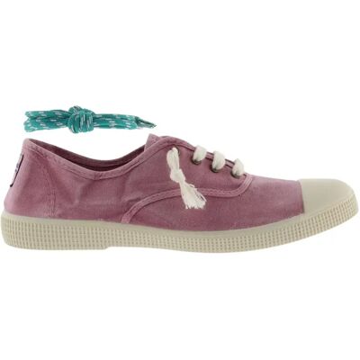 Baskets en toile vieillies Victoria 110 Drec/pulsera Rose 37 - Publicité Baskets en toile vieillies Victoria 110 Drec/pulsera Rose 37 - Publicité