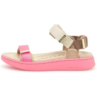 Sandales femme Woden Line Tricolor Rose 38 - Publicité Sandales femme Woden Line Tricolor Rose 38 - Publicité