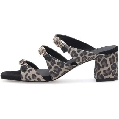 Mules à talon femme Woden Hanna Leo Marron 39 - Publicité Mules à talon femme Woden Hanna Leo Marron 39 - Publicité