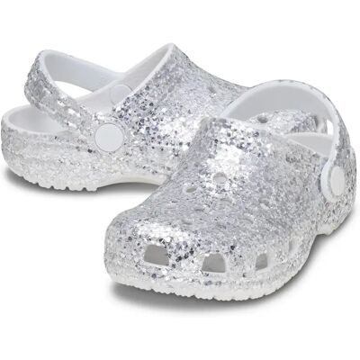 Sabots bébé Crocs Classic Dazzle Glitter Clog T Gris 20/21 - Publicité Sabots bébé Crocs Classic Dazzle Glitter Clog T Gris 20/21 - Publicité