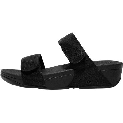 Mules compensées femme FitFlop Lulu Adjustable Noir 41 - Publicité Mules compensées femme FitFlop Lulu Adjustable Noir 41 - Publicité