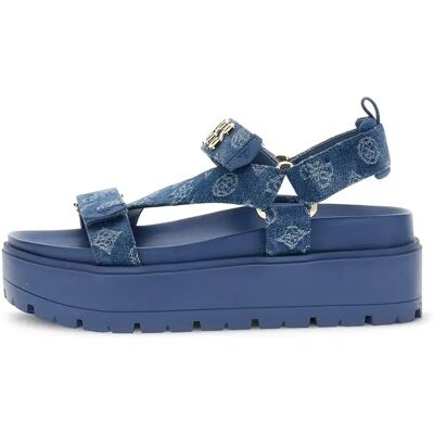 Sandales compensées femme Guess Fetta Bleu 40 - Publicité Sandales compensées femme Guess Fetta Bleu 40 - Publicité