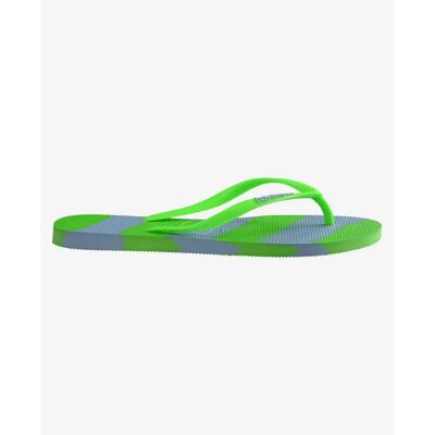 Tongs femme Havaianas Slim Color Fun Vert 37/38 - Publicité Tongs femme Havaianas Slim Color Fun Vert 37/38 - Publicité