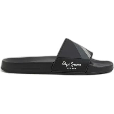 Claquettes Pepe Jeans Slider Texture Noir 41 - Publicité Claquettes Pepe Jeans Slider Texture Noir 41 - Publicité